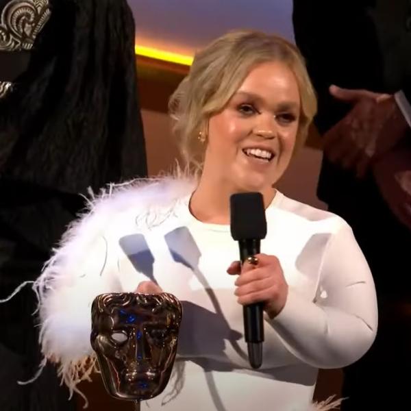 Ellie Simmonds speech while holding her BAFTA award
